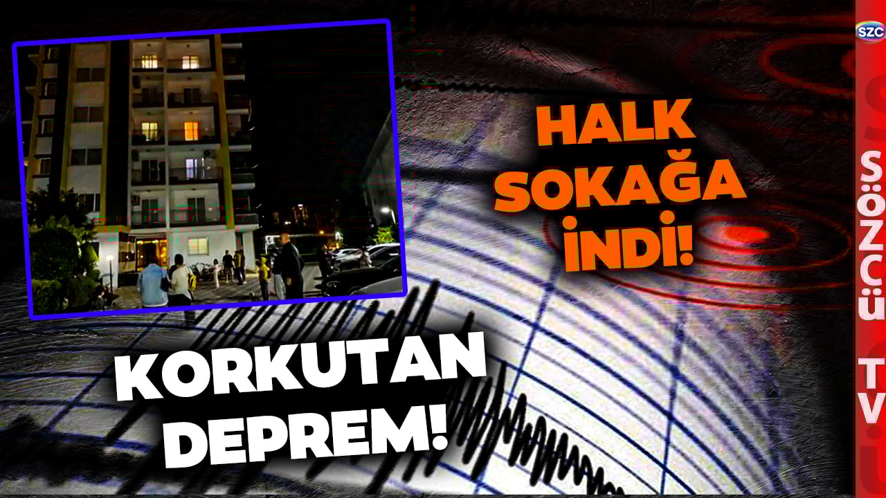 Adana'da 5 Büyüklüğünde Korkutan Deprem! Halk Sokaklara Döküldü