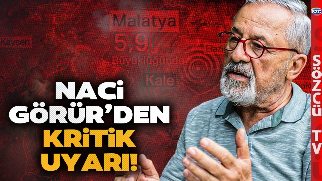Naci Görür 'Yıkım Olabilir' Dedi Malatya ve Elazığ Halkını Uyardı! Bölge Büyük Panik İçinde