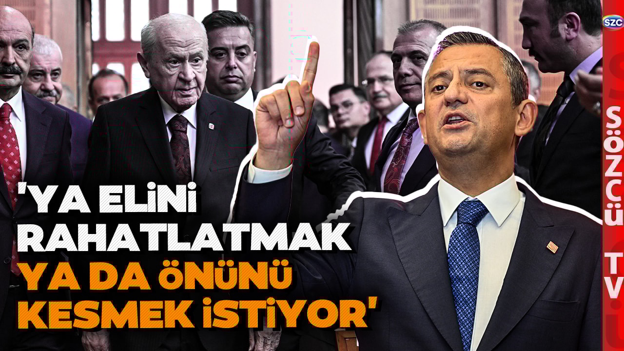 Özgür Özel'den Bahçeli'nin Öcalan Çağrısına Çarpıcı Yorum! 'Ya Erdoğan'ın Elini Rahatlatmak...'