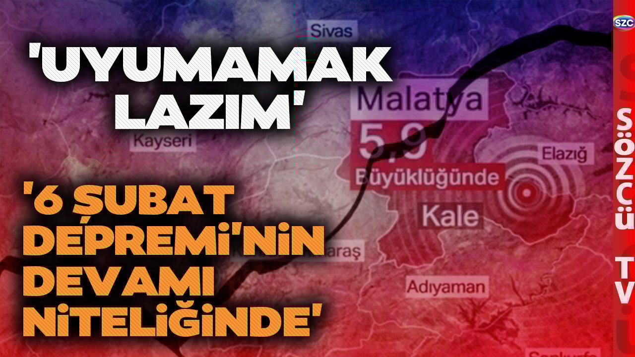 Deprem Uzmanı O Faya Dikkat Çekti! Eli Kulağında! Malatya Depremi Sonrası Yeni Tehlike