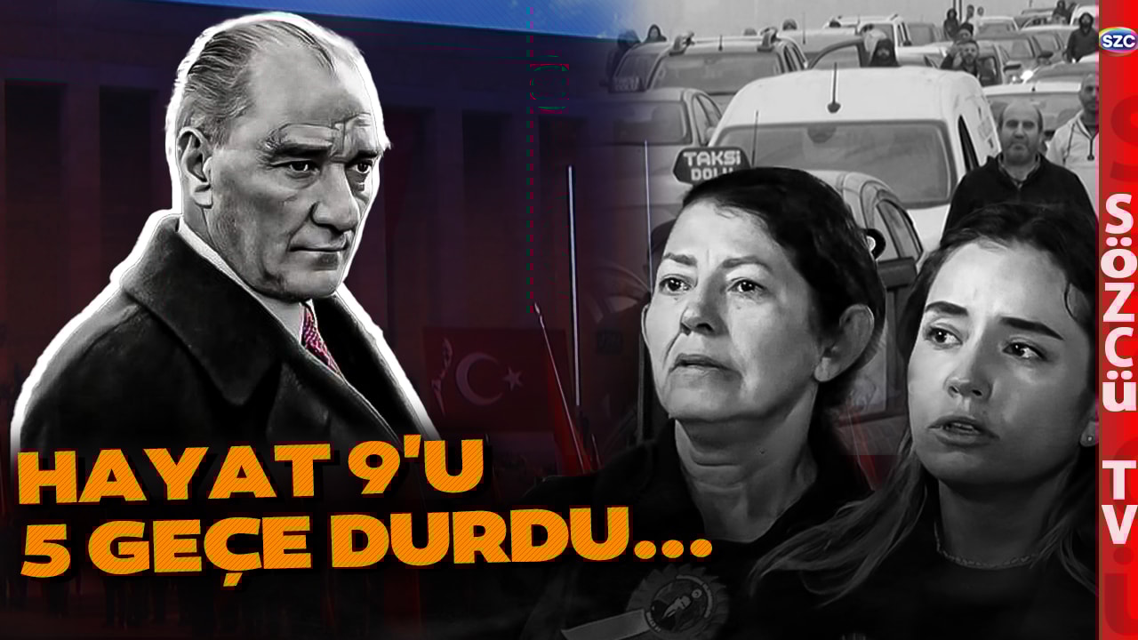 Hayat 9'u 5 Geçe Durdu: Yurdun Dört Bir Yanında Atatürk'e Saygı Duruşları