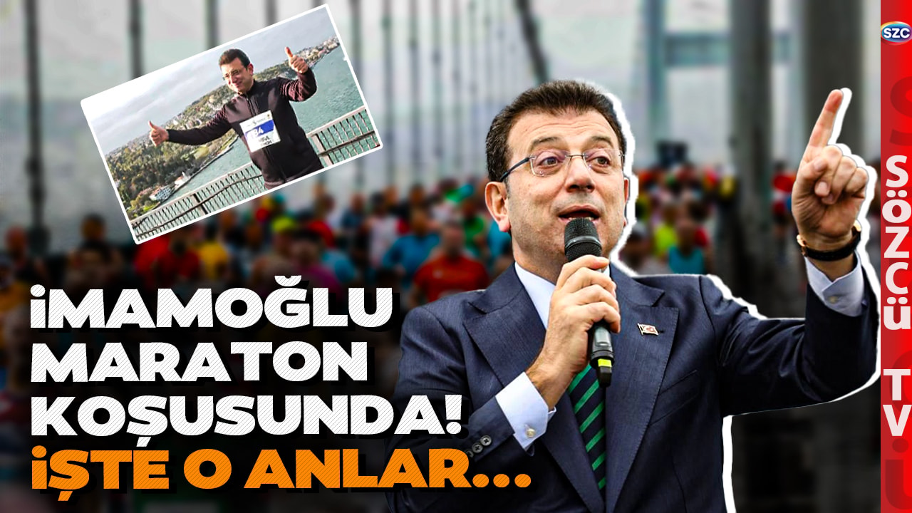 İmamoğlu ve Dedetaş İstanbul Maraton'unda! Köprü Üzerinde Dikkat Çeken Açıklamalar