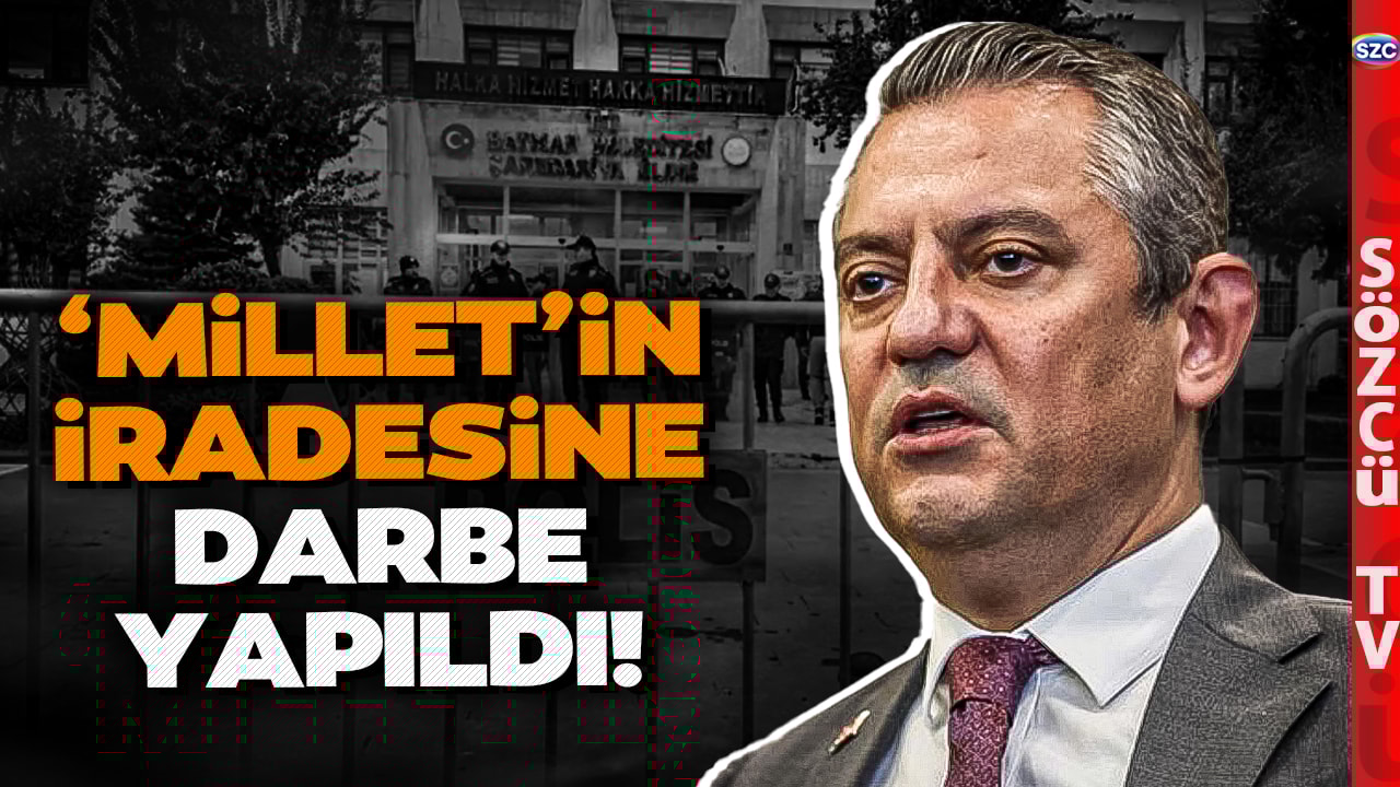 CHP Genel Başkanı Özgür Özel Sözcü TV'de! 'İlk Uçakla Mardin'e Gideceğim'