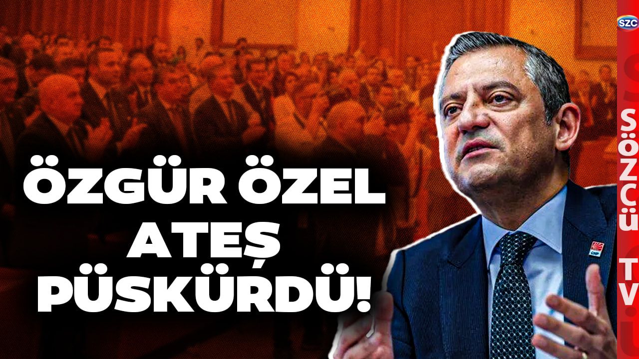'İFŞA ETMENİN ZAMANI GELDİ!' Özgür Özel 'Alnını Karışlarım' Dedi CHP'liler Ayağa Kalktı