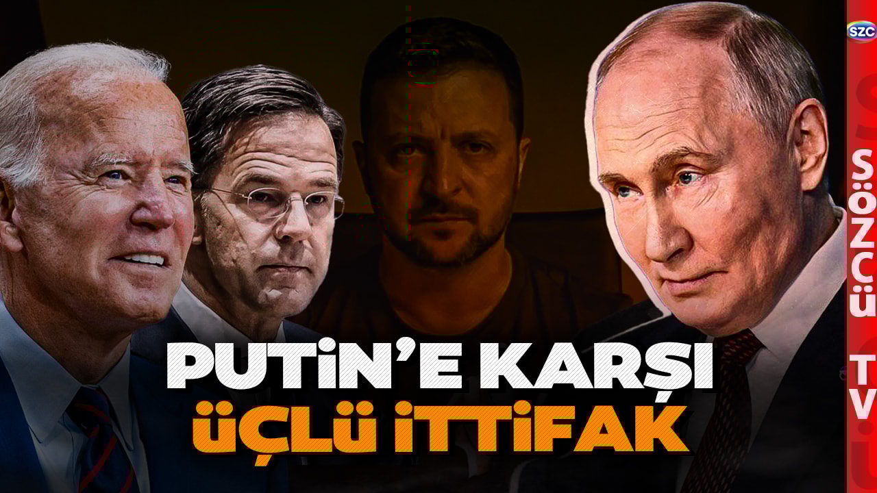 Nükleer Alarmı... Rusya'ya Karşı Üçlü İttifak! Putin Saldıracağı Noktaları Açıkladı