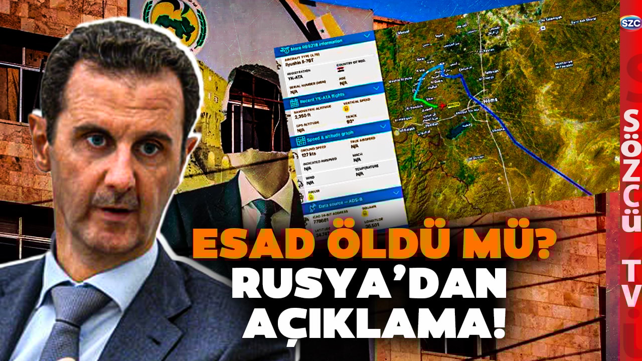Beşar Esad Kaçtı! Dünya Onu Arıyor! Uçağı Radardan Kayboldu! Rusya'dan Cevap Geldi