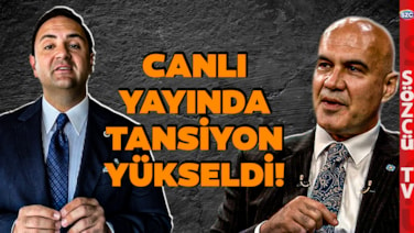 Stüdyoda Gergin Anlar! CHP'li Vekil ile Turhan Çömez Arasında Çok Sert Pankart Tartışması