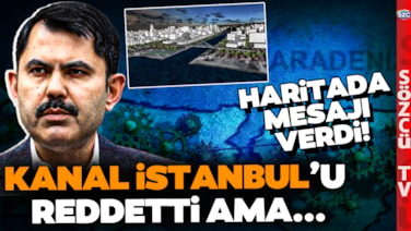 İşte Murat Kurum'un İstanbul Hayali! Paylaştığı Haritada Kadıköy Sular Altında Kaldı
