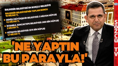 AKP Belediyeleri Borçla Batırdı! Fatih Portakal Tek Tek Sıraladı Ateş Püskürdü