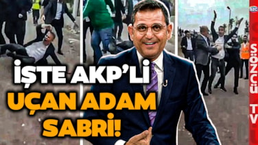 İzlerken Utandık! Bu da Siyasetin Uçan Adam Sabri'si! AKP'li İsim Kendini Yerlere Attı
