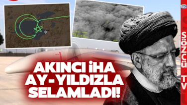 Akıncı İHA İran'da Helikopter Enkazını Buldu Van Gölü'nün Üzerinde Türk Bayrağı Çizdi!