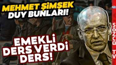 Emeklilerden Mehmet Şimşek'e Tokat Gibi Sözler! 'Çift Maaş Alanlar Tasarruf Yapsınlar'