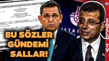 İBB Ekrem İmamoğlu'nun Diplomasını Paylaştı! Fatih Portakal'dan AKP'ye Bomba Gönderme