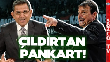 Fatih Portakal Ergin Ataman'ı Çıldırtan Panathinaikos Pankartı Anlattı! Avrupa Maçında Rezil Pankart