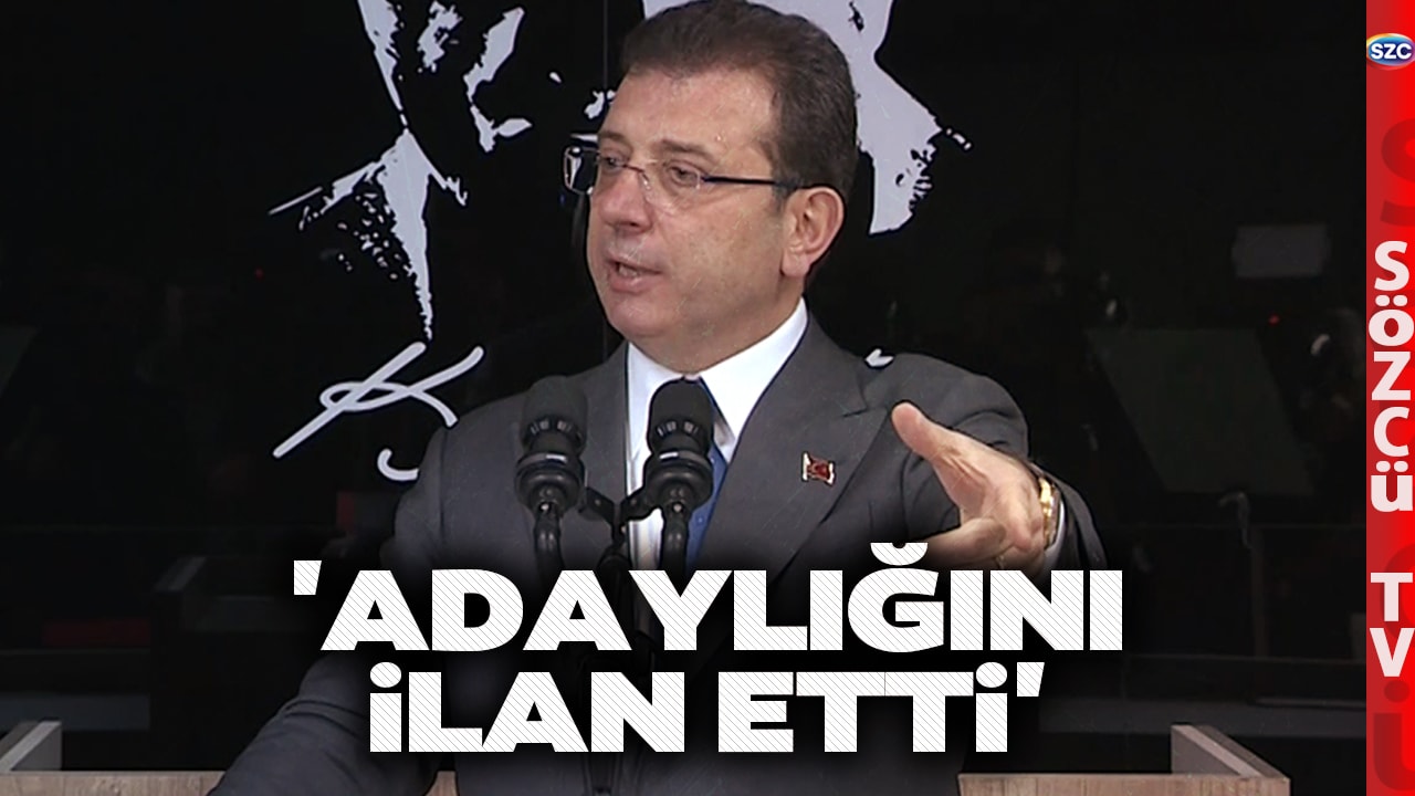 'Cumhurbaşkanlığı Adaylığını İlan Etti' Ekrem İmamoğlu'nun Tarihi Konuşmasının Perde Arkası!