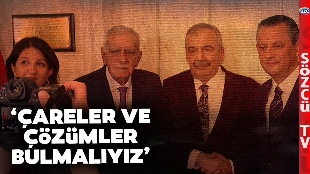 Özgür Özel ve Sırrı Süreyya Önder'den Görüşme Sonrası Şehitler Vurgusu 'Katkı Vereceğiz'