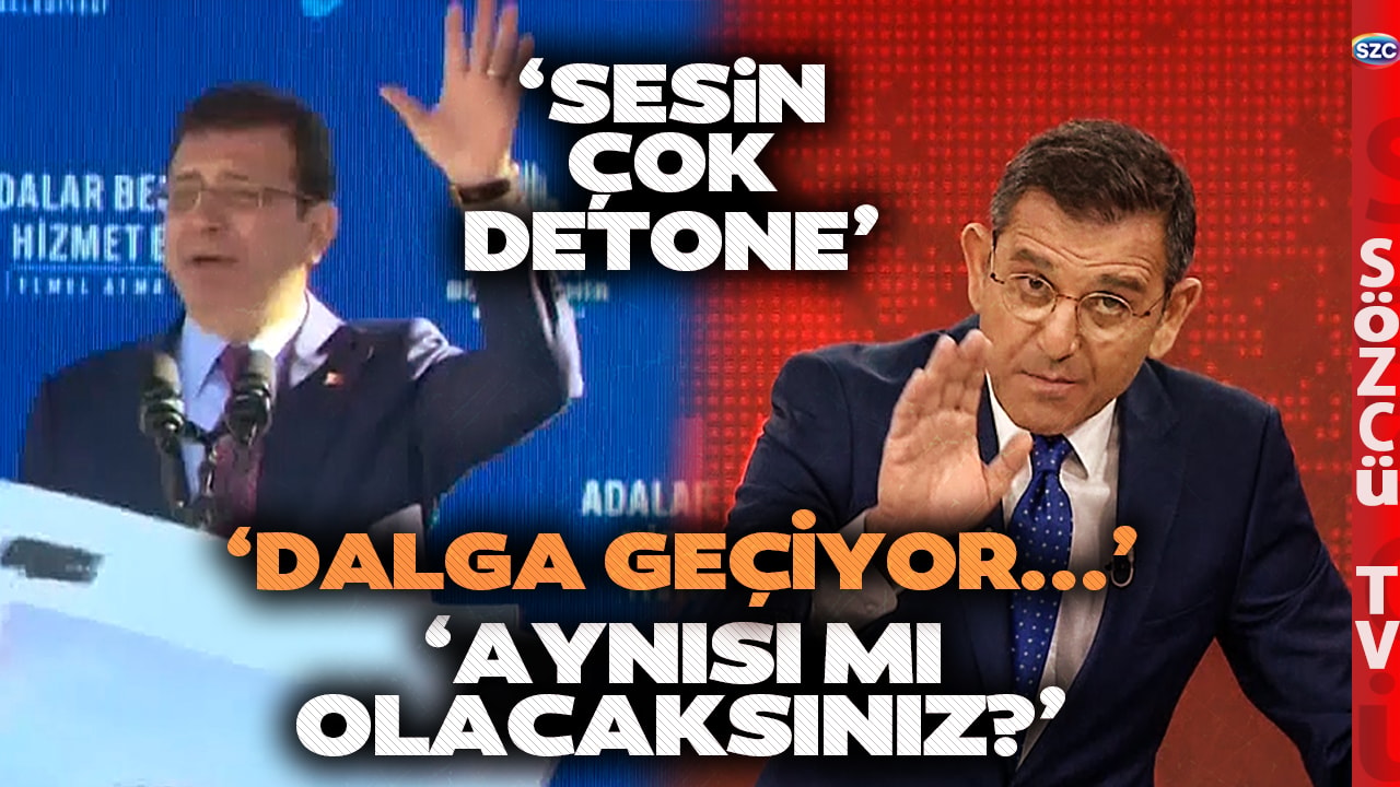 Ekrem İmamoğlu Protestocuya 'Sesin Çok Detone' Dedi Fatih Portakal Sinirlendi! 'Dalga Geçiyor'