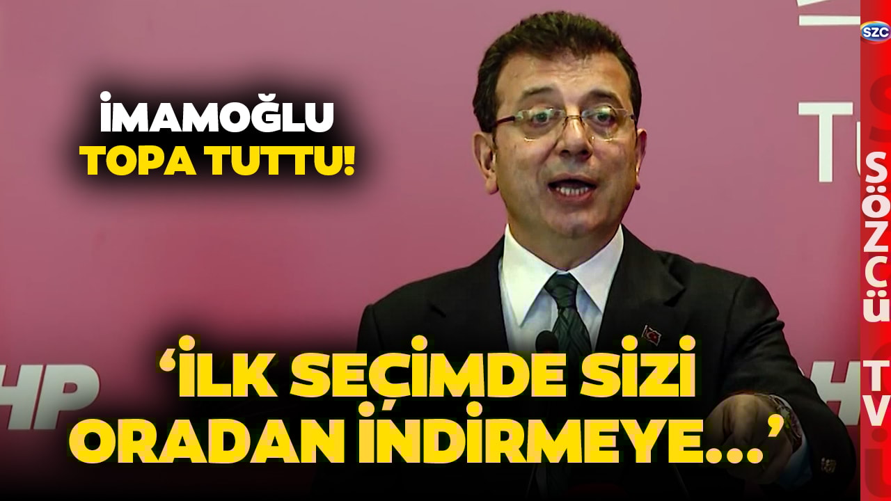 'Mertliği Unuttunuz!' Ekrem İmamoğlu İktidarı Topa Tuttu! 'Bunun Tek Gayesi...'