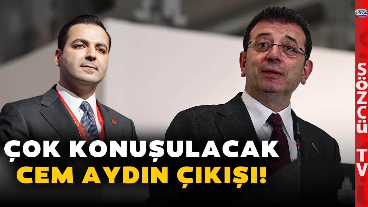 Ekrem İmamoğlu'ndan Çok Konuşulacak Cem Aydın Çıkışı! Hukuksuzluğu İfşa Etti