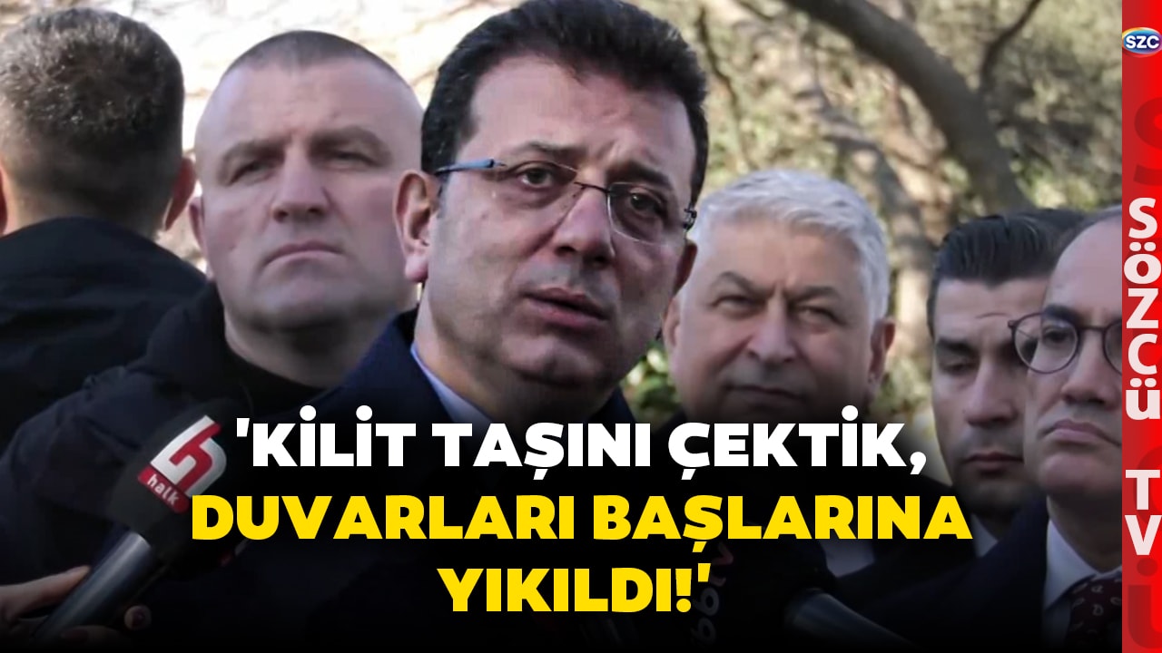 Ekrem İmamoğlu Yine Çok Sert Konuştu! 'Telaşla Etrafa Saldırıyorlar'
