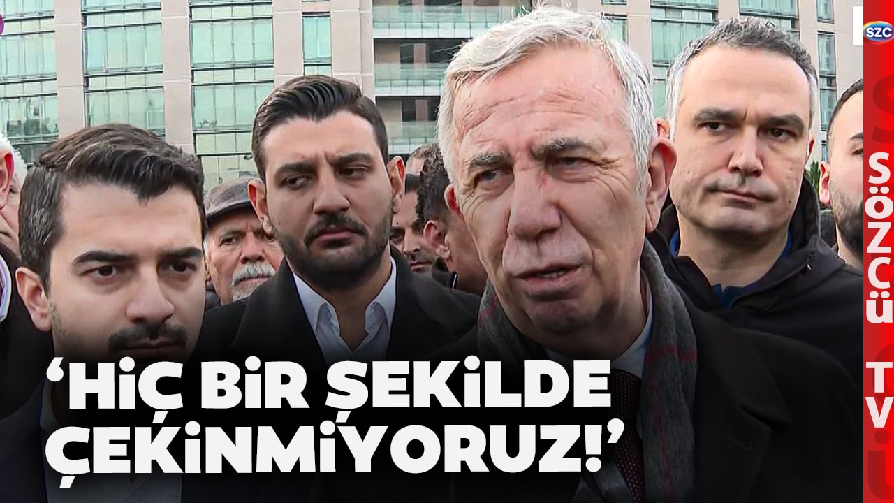 Mansur Yavaş'tan Ekrem İmamoğlu'na Tam Destek! Adliye Önünde Çağrı Yaptı 'Yanında Olacağız'