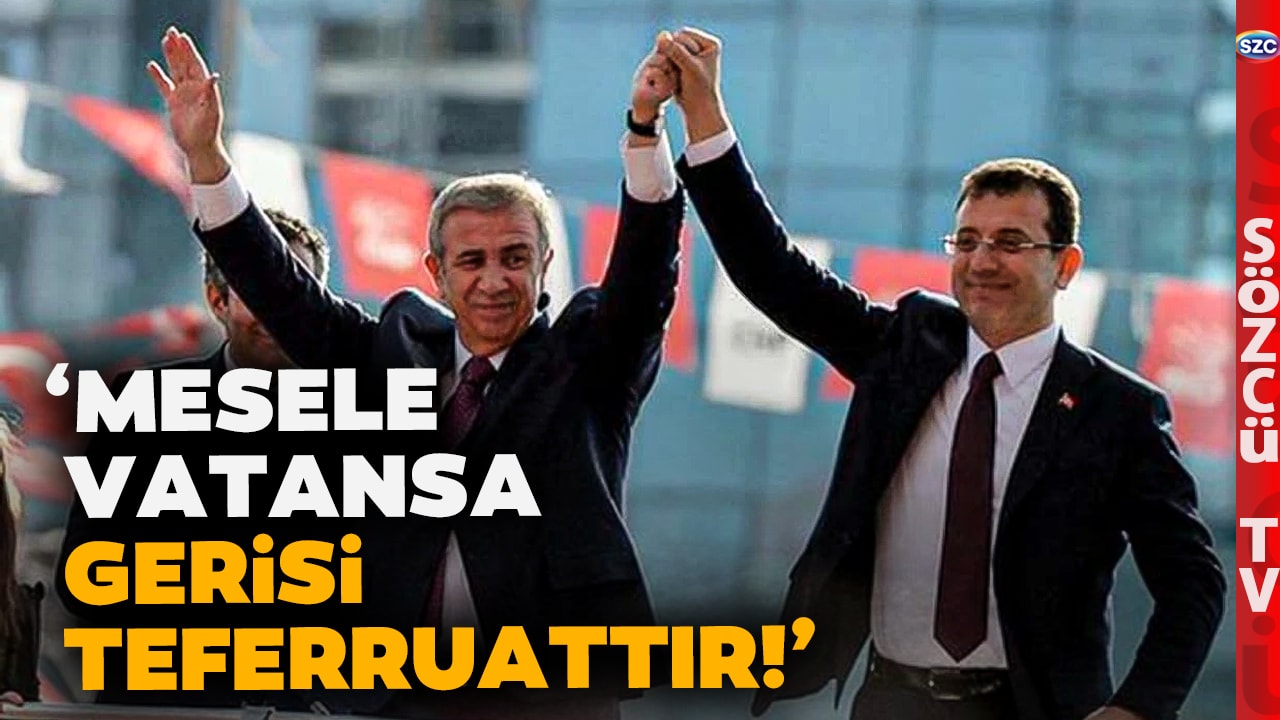 Ekrem İmamoğlu ve Mansur Yavaş'tan Adliye Önünde Omuz Omuza Mesaj! 'Ya Hep Beraber...'