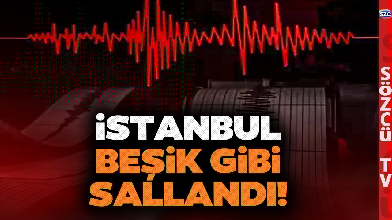 İstanbul Beşik Gibi Sallandı Büyük Panik Yaşandı! Tekirdağ'da 5 Büyüklüğünde Deprem!