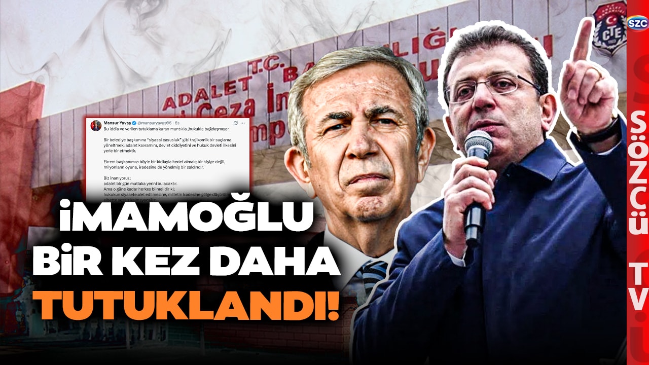 Ekrem İmamoğlu Bir Kez Daha Tutuklandı! Mansur Yavaş Ankara'yı Ayağa Kaldırdı!