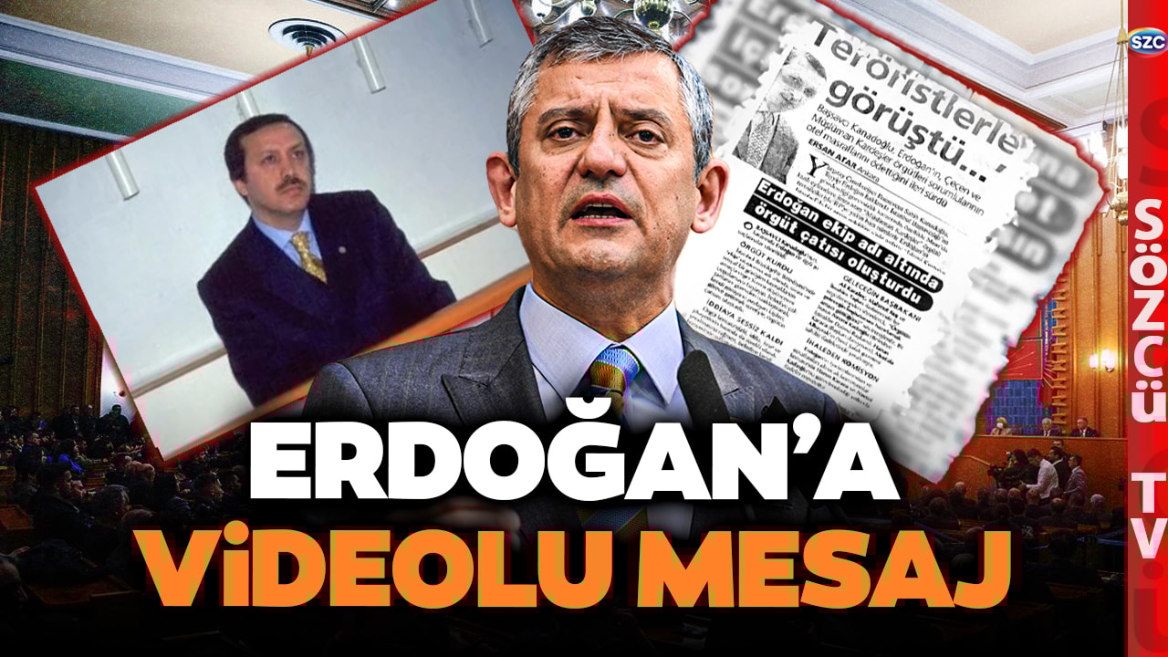 Özgür Özel'den Bomba Erdoğan Videosu! Kürsüden Milyonlara İzletti! Olay İddianame Yanıtı
