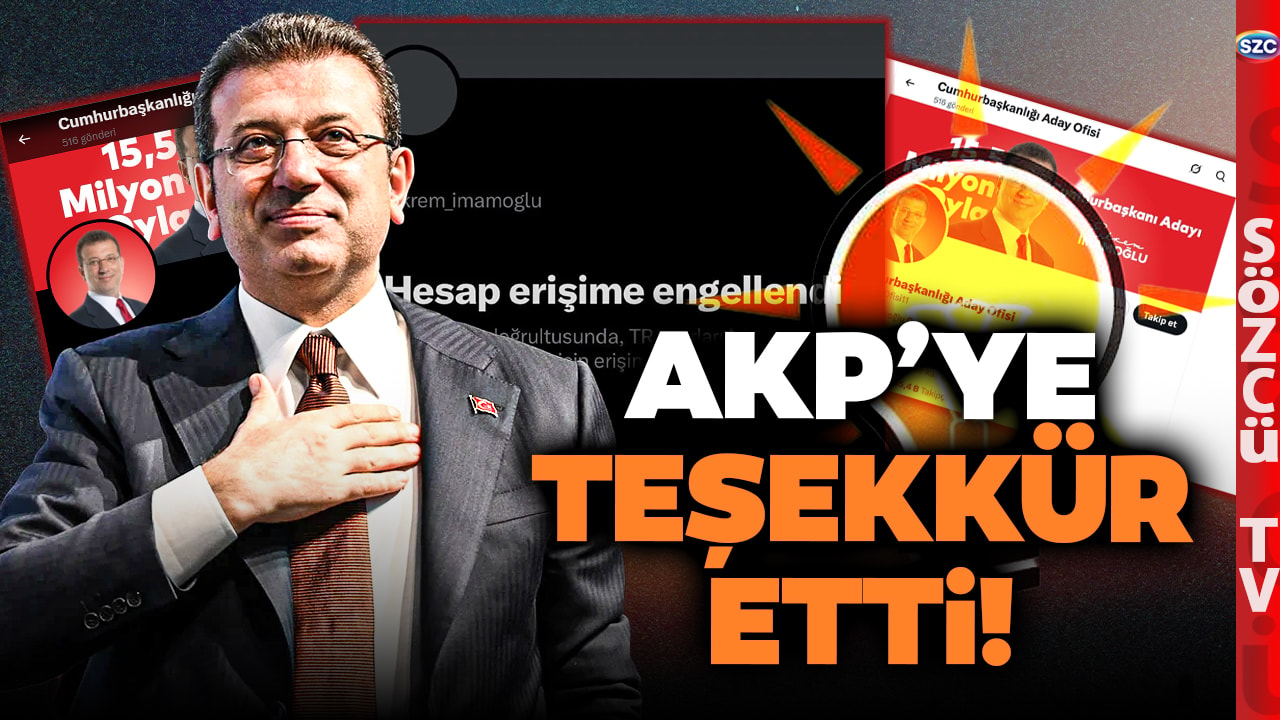 Ekrem İmamoğlu'ndan AKP'lilere Teşekkür! Erdoğan Küplere Binecek! Ankara'yı Sallayan Sözler