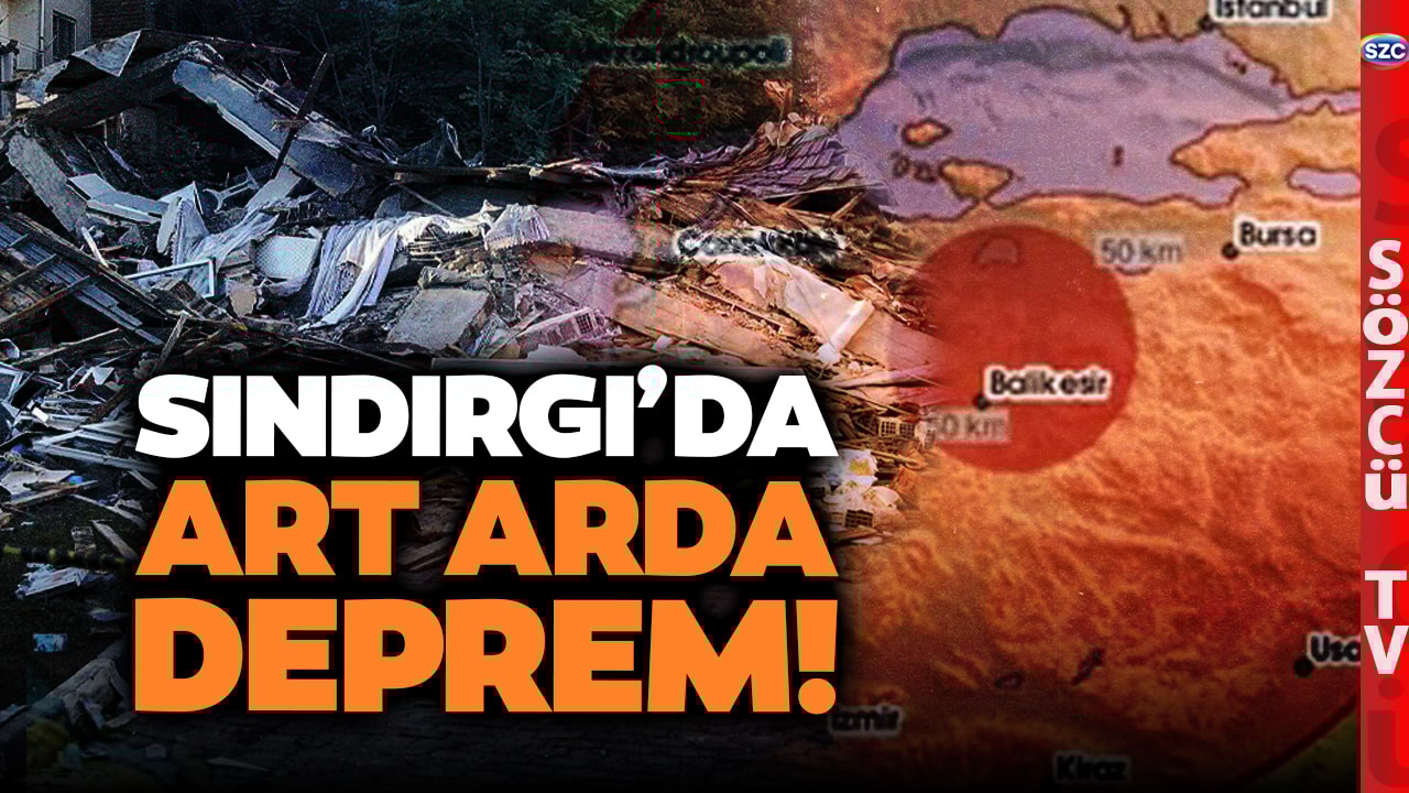 Balıkesir'de Korkutan Depremler! Sındırgı Yine Art Arda Sallandı! AFAD'dan Kritik Açıklama