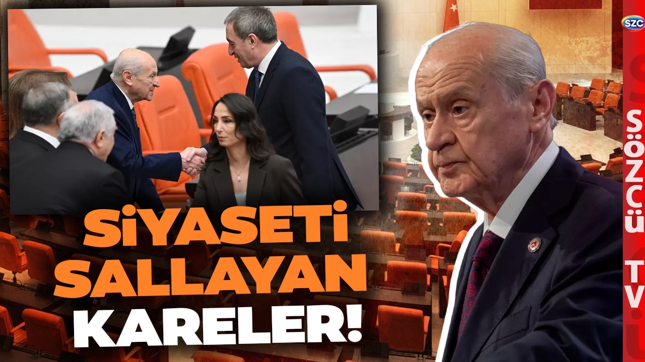 Siyaseti Sallayan Kareler! Devlet Bahçeli ve DEM'li İsimlerin O Anları Gündem Olur! O Görüntüler