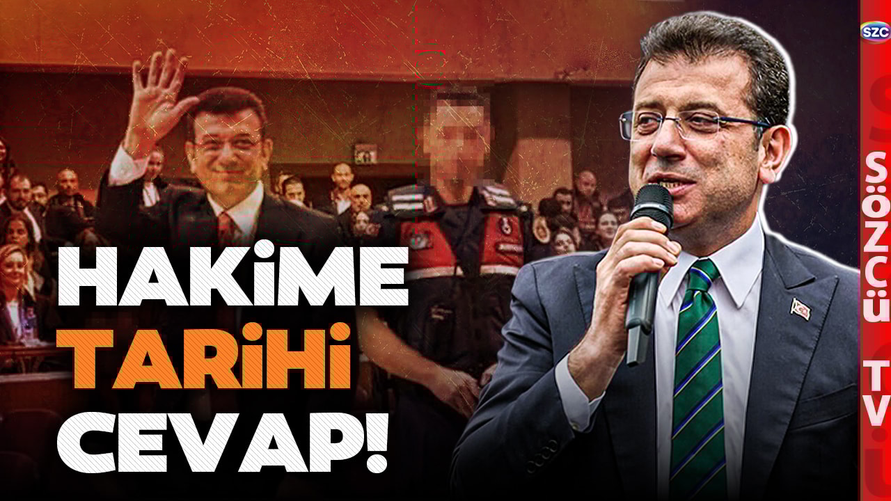 Ekrem İmamoğlu'ndan Mahkemede Tarihi Savunma! Hakimin Uyarısına Öyle Bir Cevap Verdi ki...