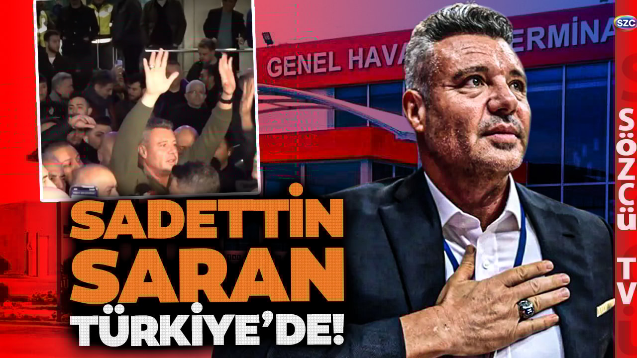 Sadettin Saran Türkiye'ye Döndü! Binlerce Fenerbahçe Taraftarı Böyle Karşıladı!
