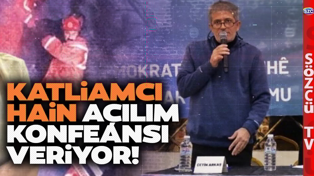 Katliamcı Hain Çetin Arkaş Konferans Veriyor! Öcalan'a Özgürlük İstedi Tehditler Savurdu