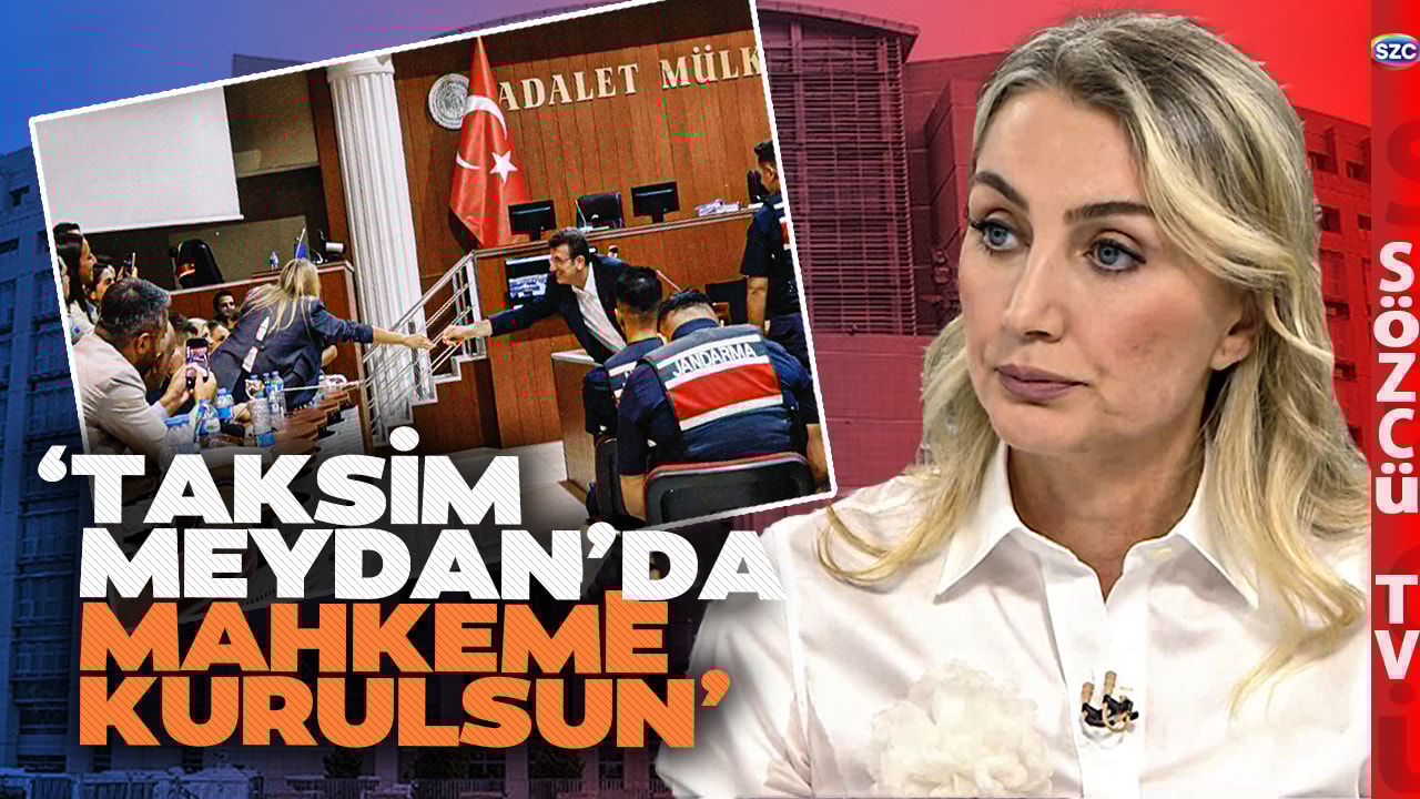 'Taksim Meydan'da Mahkeme Kurulsun' Dilek Kaya İmamoğlu El Yükseltti! TRT Polemiğine Nokta Koydu!