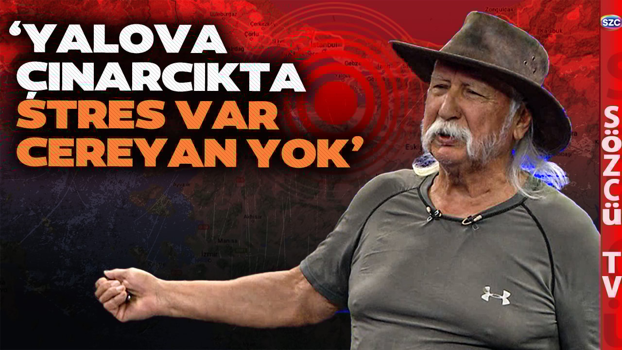 'Yalova-Çınarcık'ta Stres Var...' Şener Üşümezsoy Anlattı! O Faya Dikkat Çekti! Gözler Yalova'da!