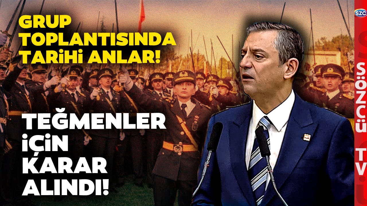 CHP Grup Toplantısında Tarihi Anlar! Teğmenler İçin Oylama Yapıldı! Alkışlar Havada Uçuştu