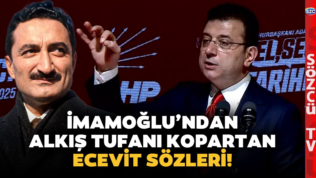 Ekrem İmamoğlu'ndan Tarihi Günde Salonda Alkış Tufanı Kopartan Bülent Ecevit Sözleri!