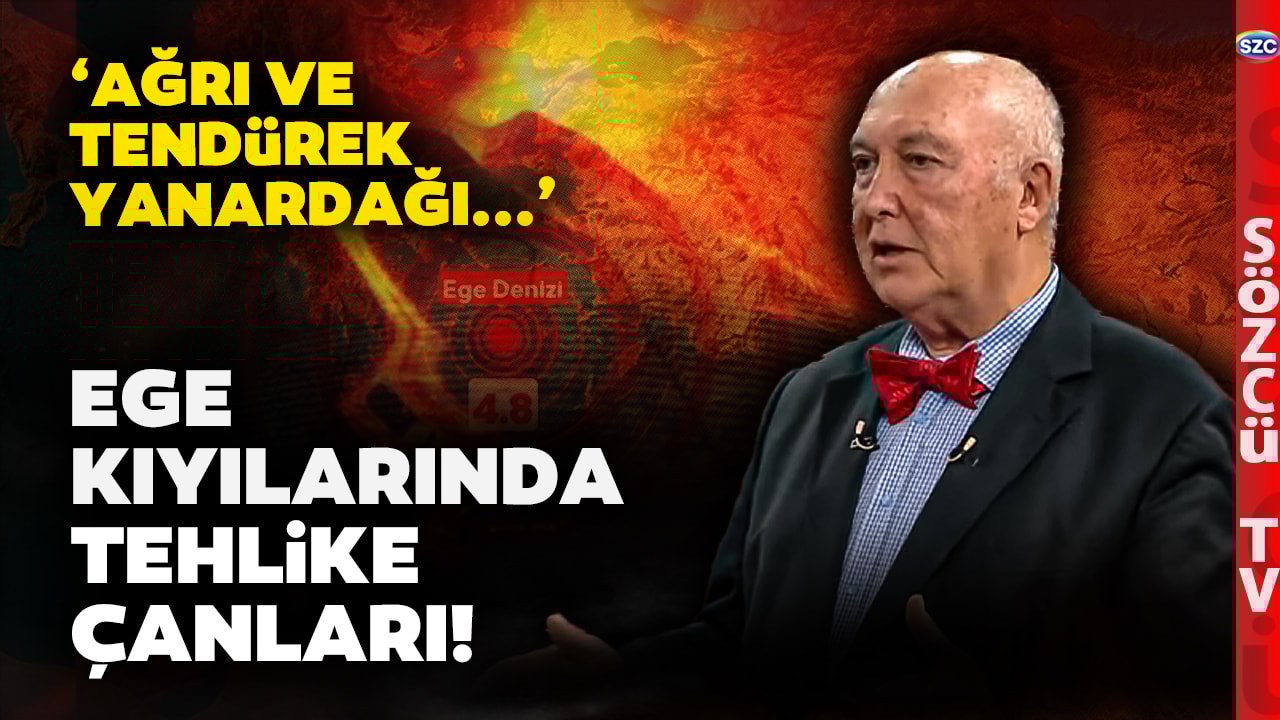 'Ege Kıyısında İki Yanardağ Patlayabilir!' Övgün Ahmet Ercan Harita Üzerinde Tek Tek Açıkladı