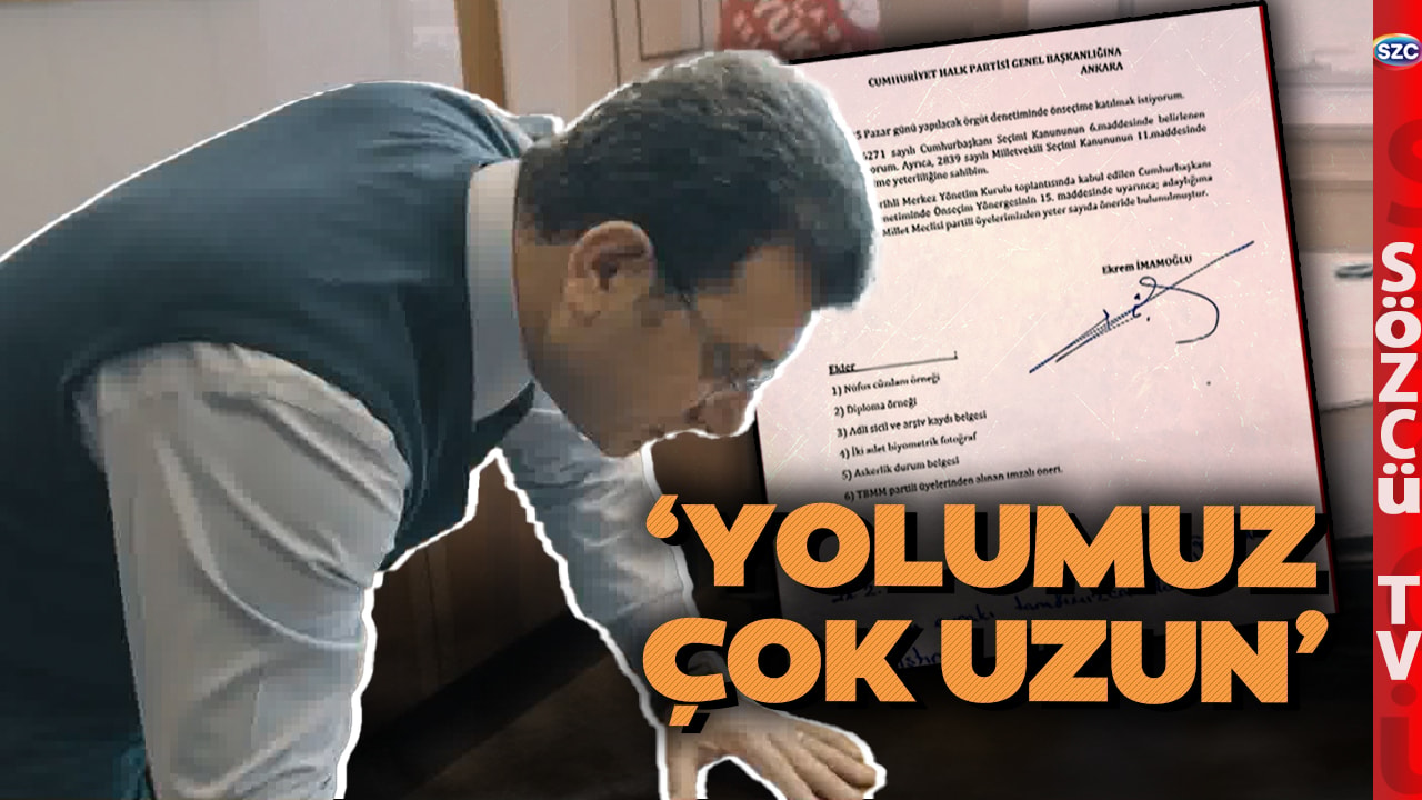 Ekrem İmamoğlu CHP'nin Cumhurbaşkanlığı Ön Seçiminde Adaylığını Böyle Böyle İlan Etti!