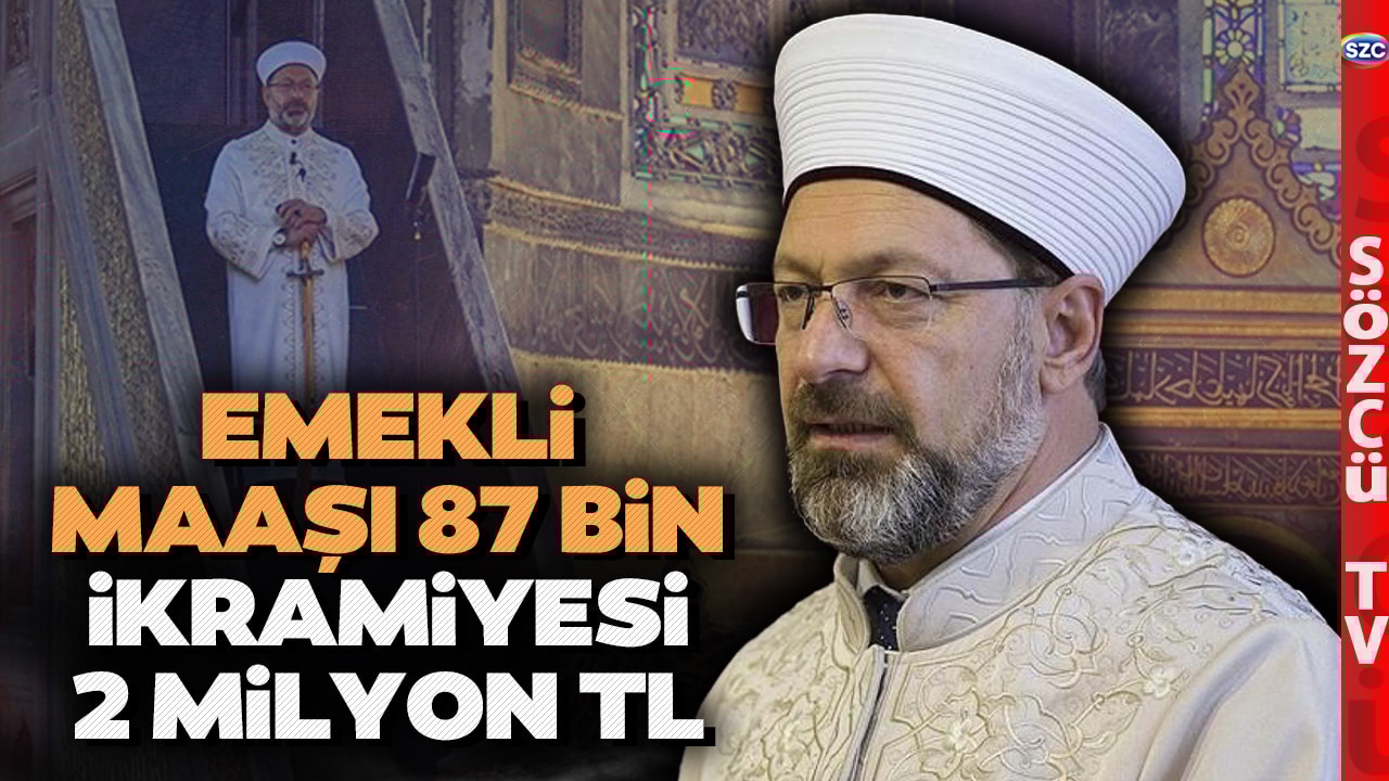'Emekliye Fitre Verilir' Diyen Ali Erbaş'ın Emekli Maaşı Dudak Uçuklattı! İkramiyesi 2 Milyon