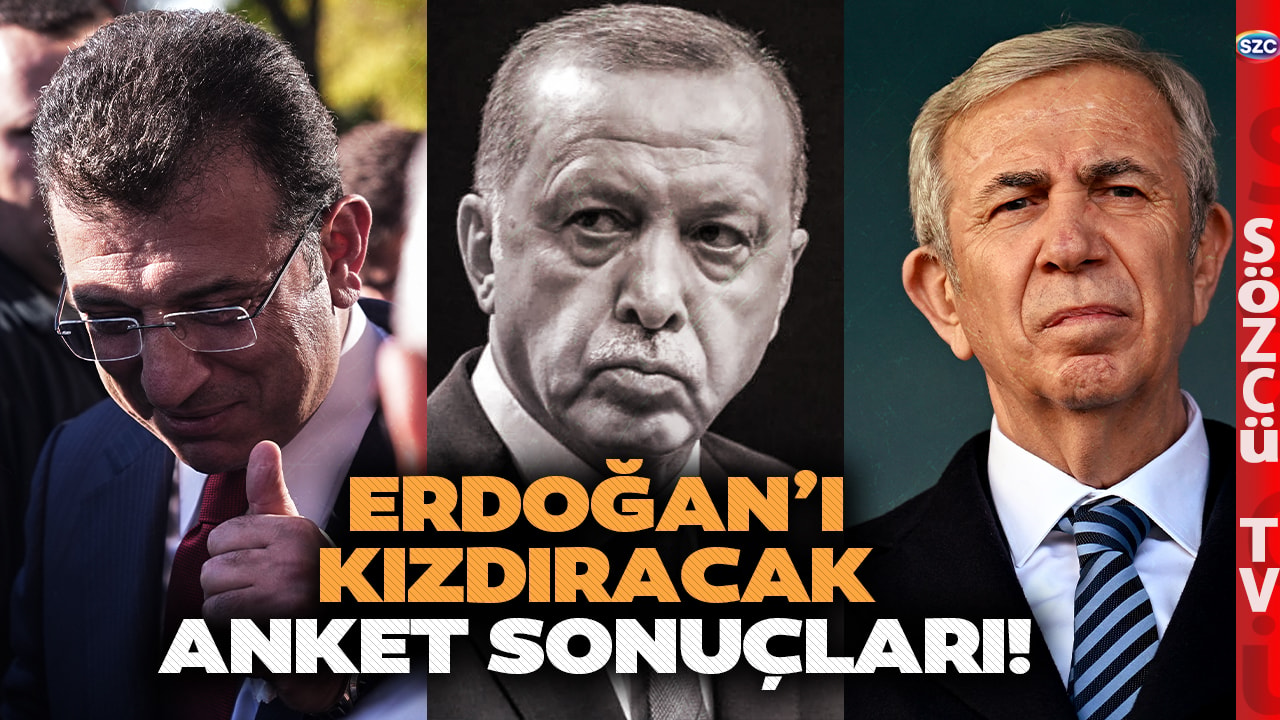 AKP'yle Anlaşmalı Anket Şirketinden Erdoğan'ı Şoke Edecek Sonuç! 'İmamoğlu ve Yavaş Galip'