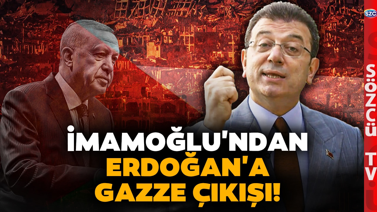 Tansiyon Tırmanıyor! Ekrem İmamoğlu'ndan Erdoğan'a Trump Göndermeli Gazze Çıkışı!