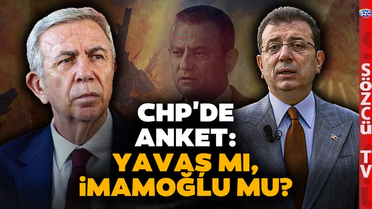 CHP'de Gündem Olacak Cumhurbaşkanı Adaylığı Anketi! Ekrem İmamoğlu mu, Mansur Yavaş mı?