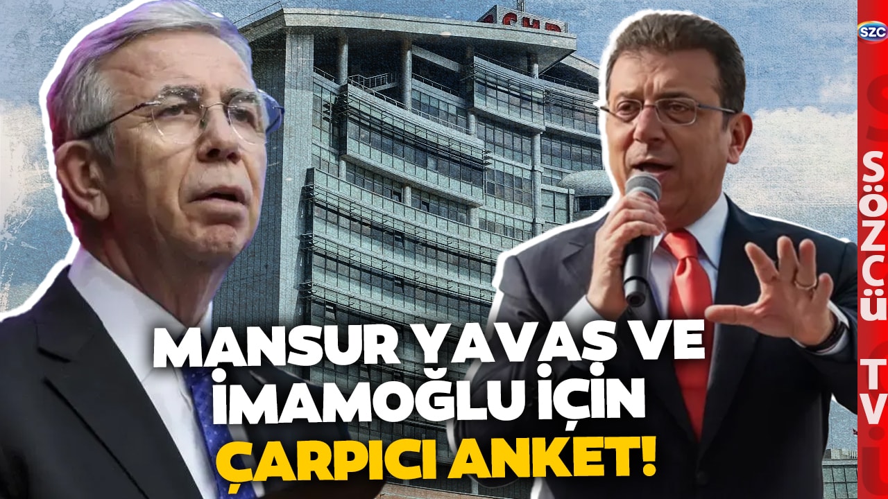 Mansur Yavaş ve Ekrem İmamoğlu'nun Cumhurbaşkanı Adaylıkları İçin Çarpıcı Anket! Şoke Olacaksınız
