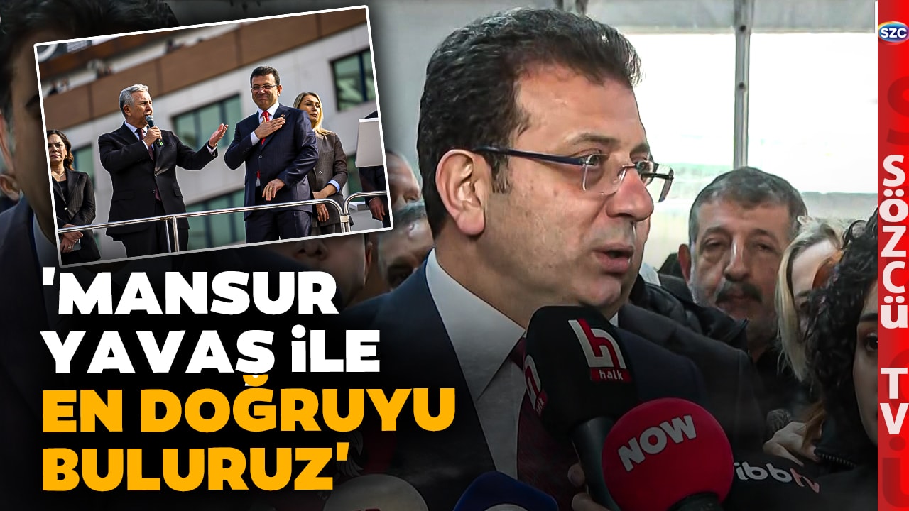 Mansur Yavaş Adaylık İçin Erken Dedi Ekrem İmamoğlu'ndan Yanıt Geldi! 'Doğruyu Buluruz'