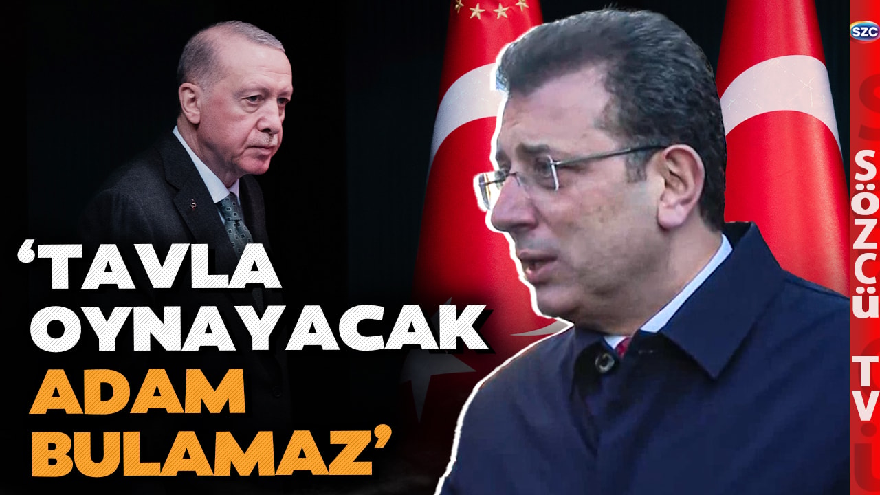 Ekrem İmamoğlu'ndan Erdoğan'a Diploma Göndermesi! 'Tavla Oynayacak Adam Bulamaz!'