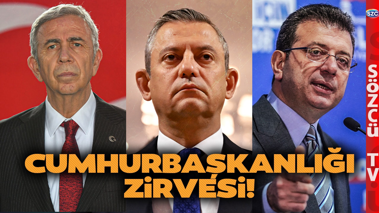 Özgür Özel Ekrem İmamoğlu ve Mansur Yavaş'tan Cumhurbaşkanlığı Zirvesi! 'Erdoğan'ın Rakibi...'