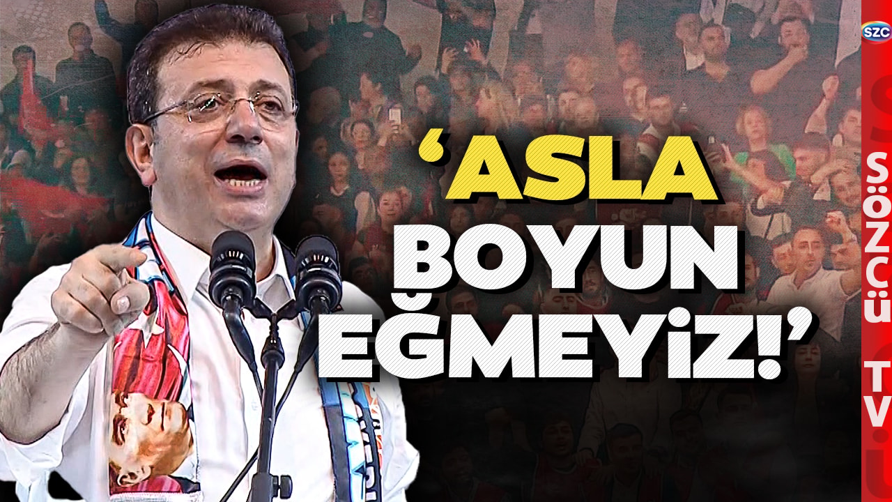 Ekrem İmamoğlu Bir Konuştu Pir Konuştu! Erdoğan'a Resti Çekti! 'Müsaade Etmeyeceğiz'